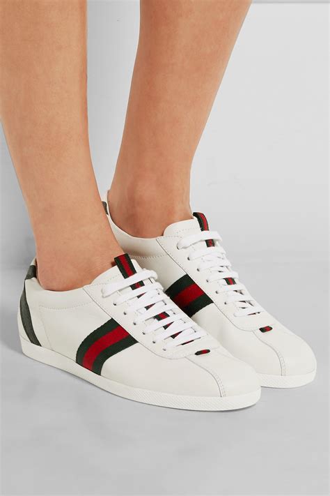 gucci leather sneamers|Gucci leather sneakers women.